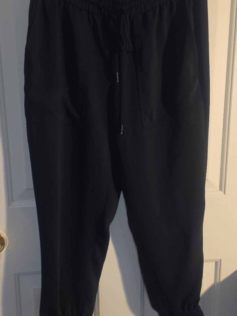 Ann Taylor Petite Black Knit Pants Size Petite Medium